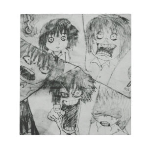 Bloc-note humoristique visage visage expression du visage