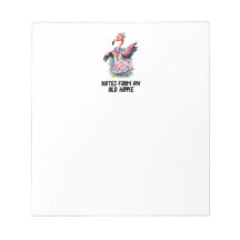 Humour d'Flamant rose de teinture Hippie Retro