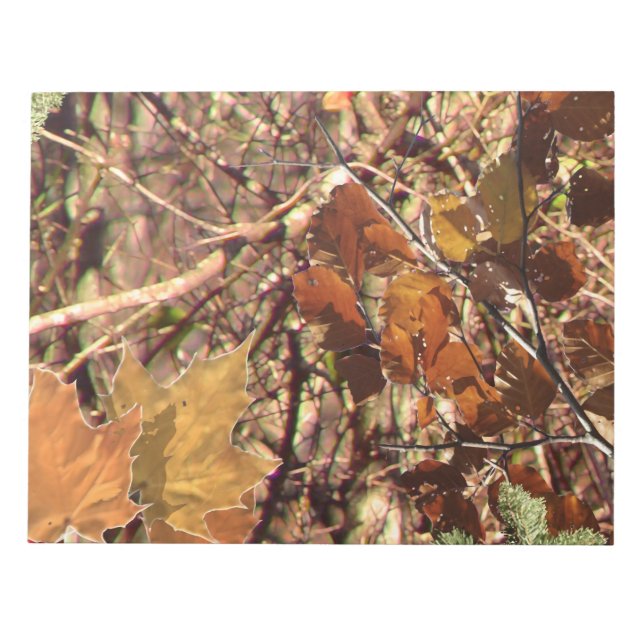 Bloc-note Hunter Forest Camouflage Painting Customize This (Devant)