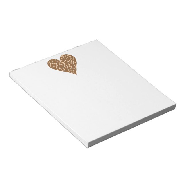 Bloc-note I Love Giraffes (Incliné)