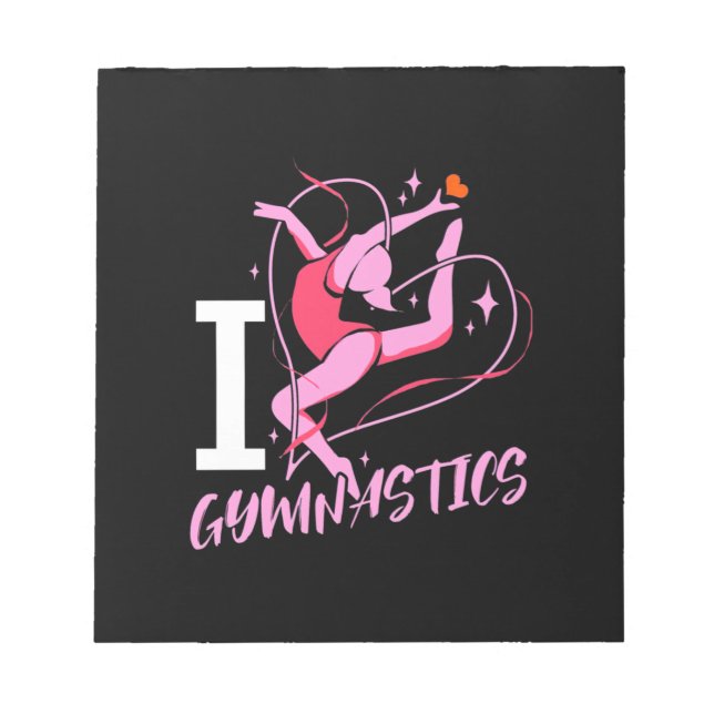 Bloc-note I Love Gymnastique (Devant)