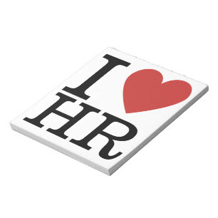 Bloc-note I ❤️ Love HR Notepad - Personnel du ministère des