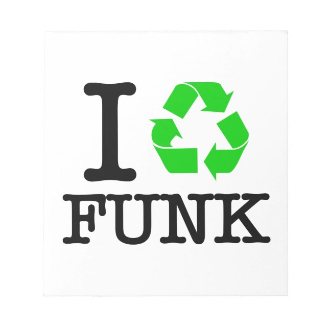 Bloc-note I Recycle Funk (Devant)