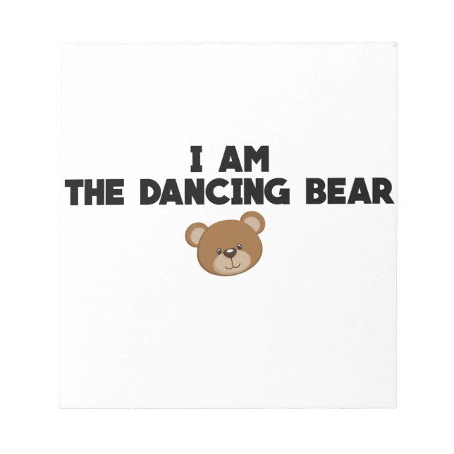Bloc-note I The Dancing Bear (Devant)