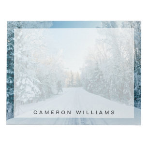 Bloc-note Ice & Snow Frozen Winter Road Russia, Siberia