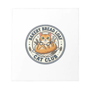 Bloc-note Idée Cadeau Boulangerie Pain Chat Chat Maman - Bou