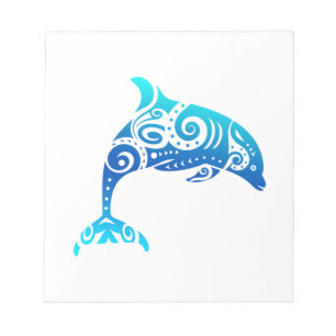 Bloc-note Idée-cadeau pour les dauphins maoris polynésiens