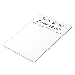 Bloc-note Idées en vrac de cadeau de remise de cadeaux