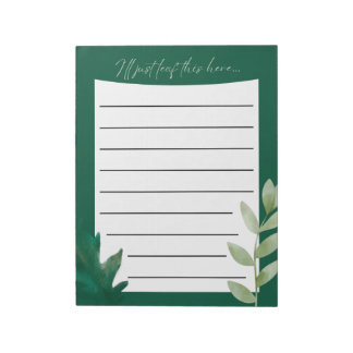 Bloc-note I'll Just Leaf This Here... Notepad