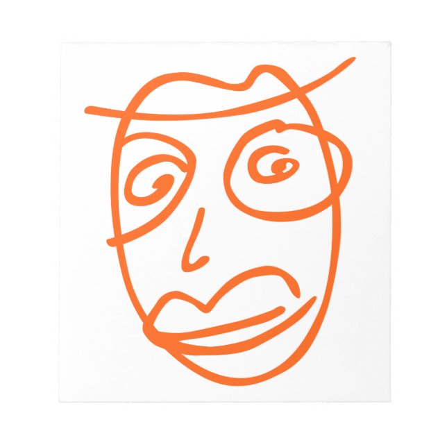 Bloc-note Illustration artistique naïve (Devant)