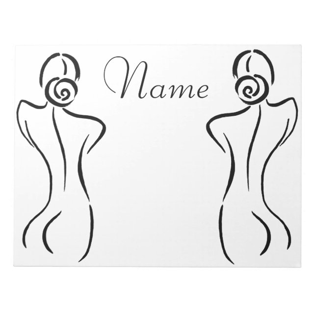 Bloc-note Illustration d'art féminin Thunder_Cove (Devant)