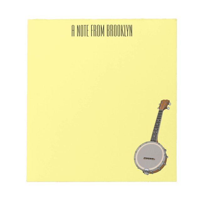 Bloc-note Illustration de Banjo (Devant)