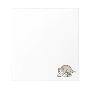 Bloc-note Illustration de chat Lover - Curled Up & Cosy