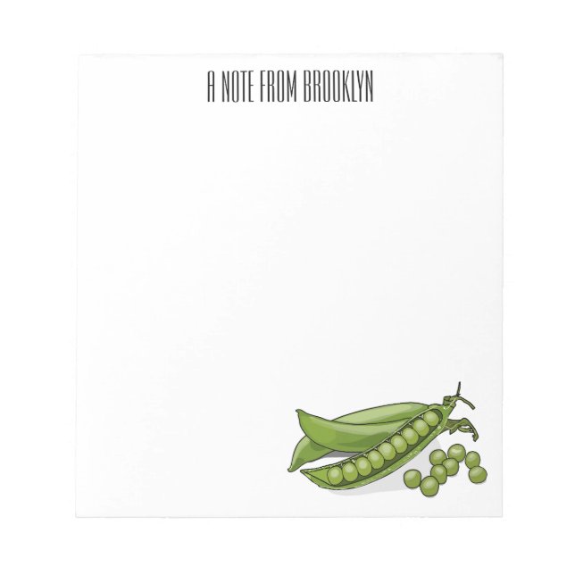 Bloc-note Illustration de dessin de pois (Devant)