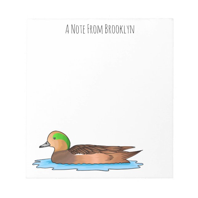 Bloc-note Illustration de l'esturgeon américain (Devant)