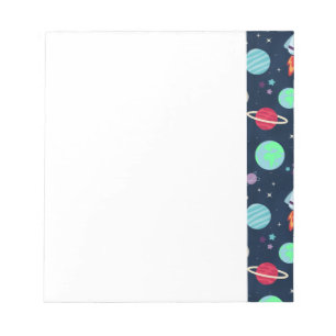 Bloc-note Illustration de motif spatial