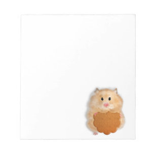 Bloc-note Illustration de personnage de hamster drôle