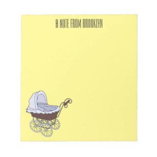 Bloc-note Illustration de poussette