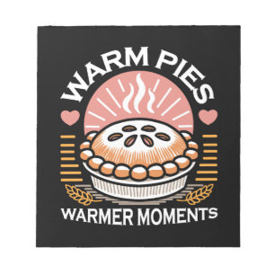 Bloc-note Illustration de tourte douillette : Pies chaudes M