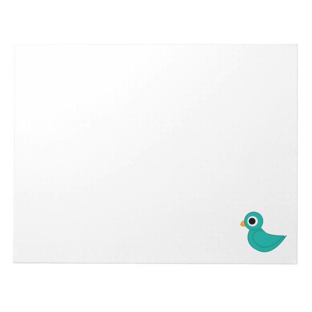 Bloc-note Illustration d'oiseau (Devant)