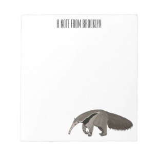 Bloc-note Illustration d'un dessin animé d'Anteater