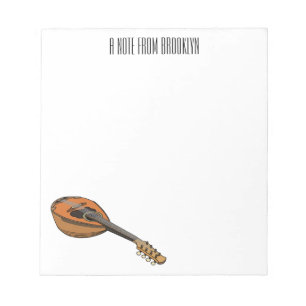 Bloc-note Illustration en mandoline