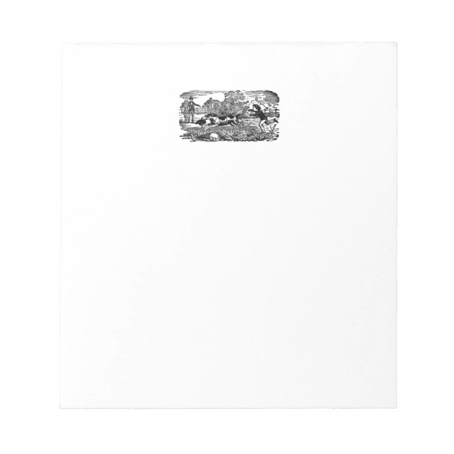 Bloc-note Illustration victorienne d'art antique d'animal de (Devant)