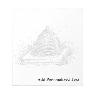 Bloc-note Illustration vintage | BW | ruche