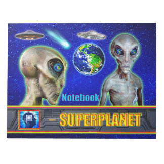 Bloc-note ILS SONT DÉJÀ ICI - SUPERPLANET design collection
