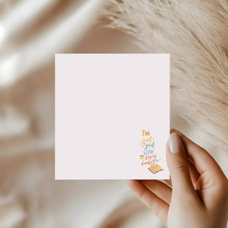 Bloc-note I'm just a girl who loves books