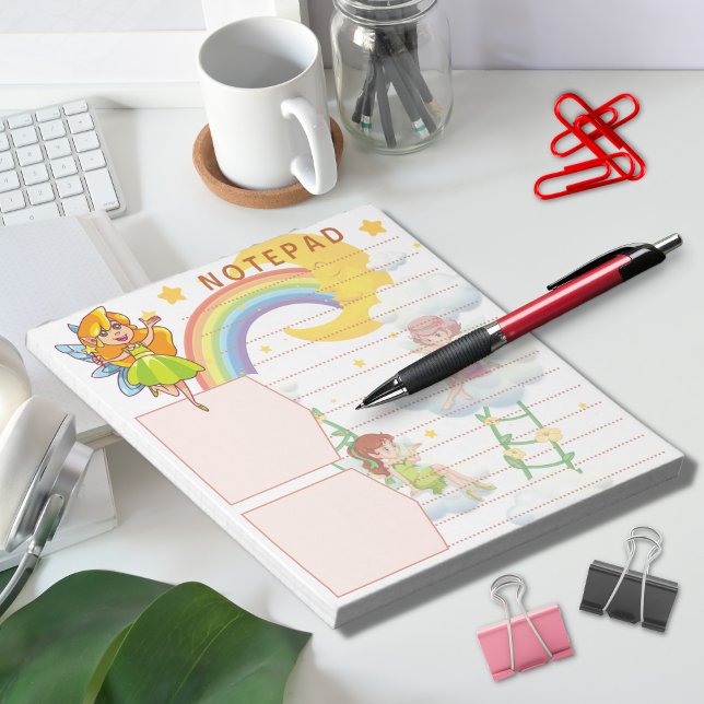 Bloc-note Imaginaire Fairy Rainbow Moon Stars Cloud Thème (Créateur téléchargé)