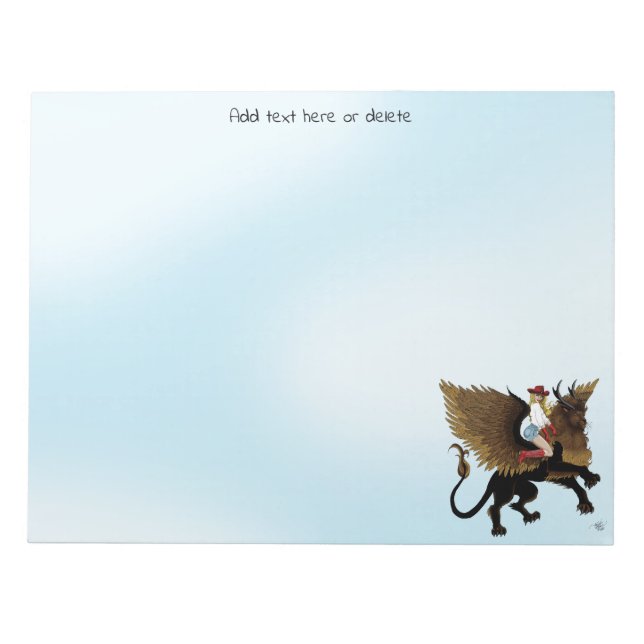 Bloc-note Imaginaire Lion ailé (Devant)