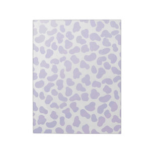 Bloc-note Impression dalmate violet et blanche
