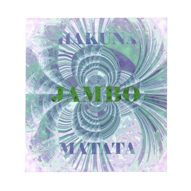 Bloc-note Impression d'art Aurora Matata (Devant)