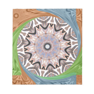 Bloc-note Impression d'art Tourbillon Africain