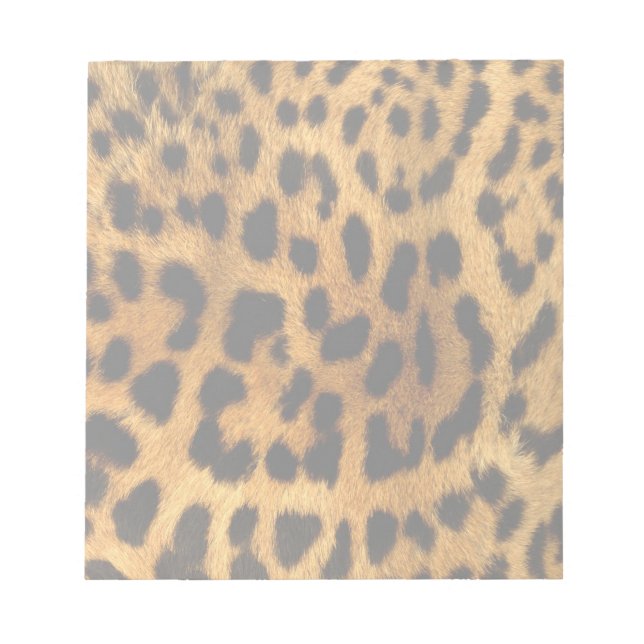 Bloc-note Impression de fourrure Leopard (Devant)