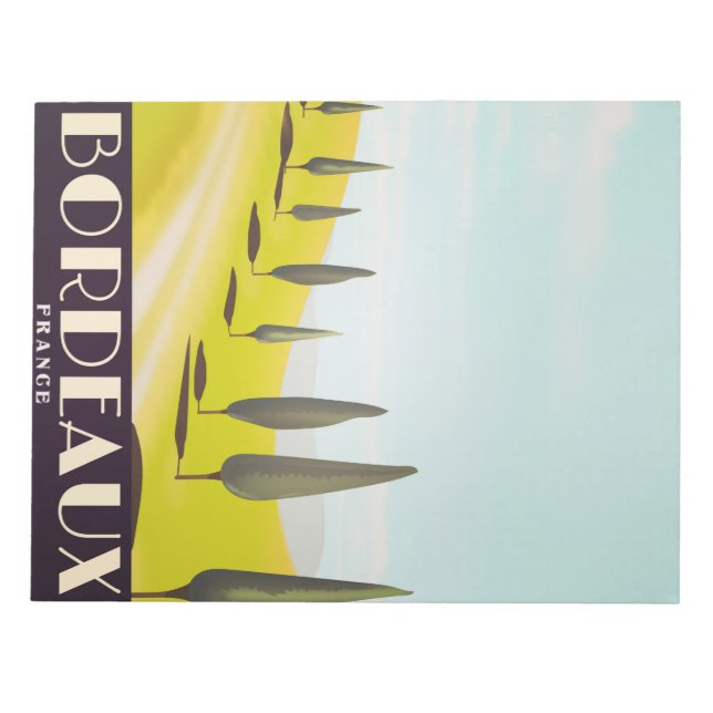 Bloc-note Impression marguerrière. (Devant)