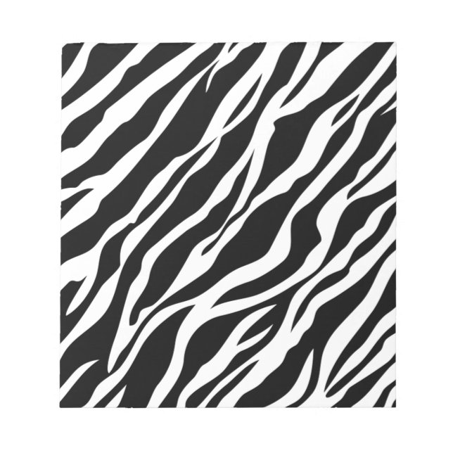 Bloc-note Impression Zebra (Devant)