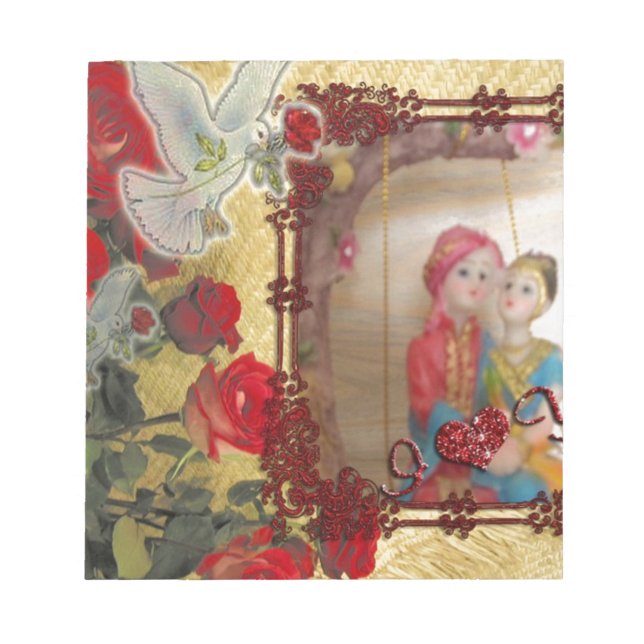 Bloc-note Imprimer mariage Doll Portrait Graphique (Devant)