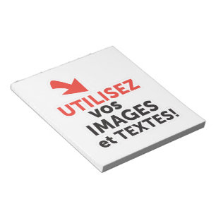 Bloc-note Imprimer vos designs en ligne do-it-yourself en Fr