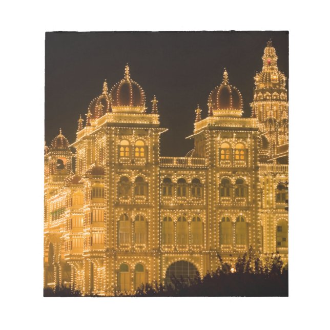 Bloc-note INDE, Karnataka, Mysore : Palais du Majaraja (b. (Devant)