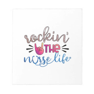 Bloc-note Infirmière Cadeau Rockin' The Norse Life