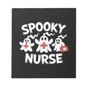 Bloc-note Infirmière drôle Halloween