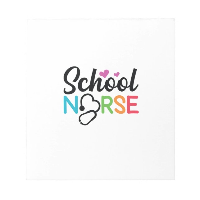 Bloc-note Infirmière école-cadeau (Devant)