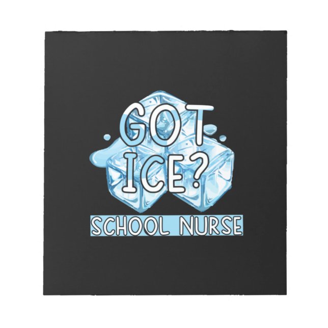 Bloc-note Infirmière Gift | Infirmière scolaire Got Ice (Devant)