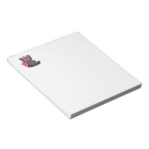 Bloc-note Infirmière Nounours (Rose)