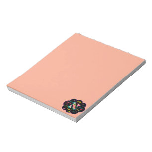 Bloc-note Initiale du nom de fleur florale Nana