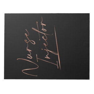 Bloc-note Injecteur Infirmière Graduation Nurs esthétiques