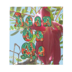 Bloc-note Inspiration Lean On Me Floral Skyward Art Imprimer