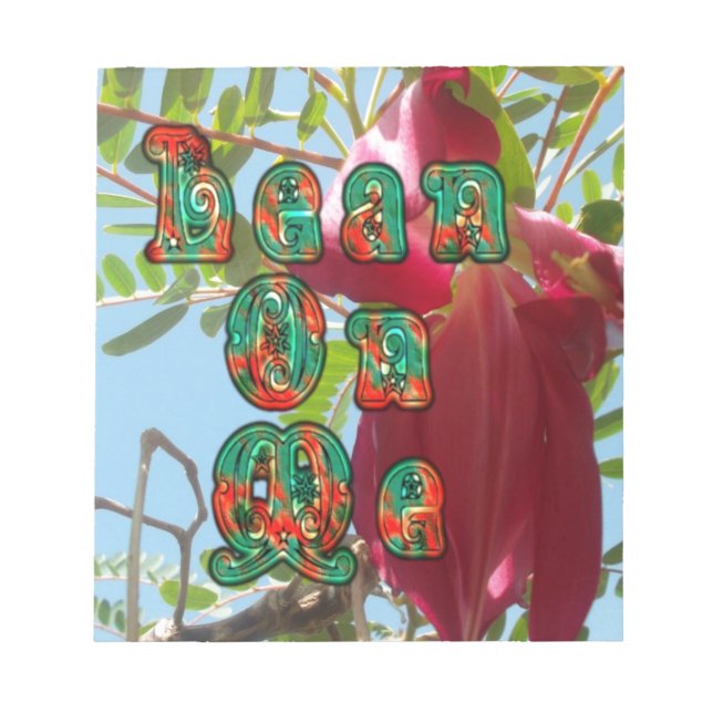 Bloc-note Inspiration Lean On Me Floral Skyward Art Imprimer (Devant)